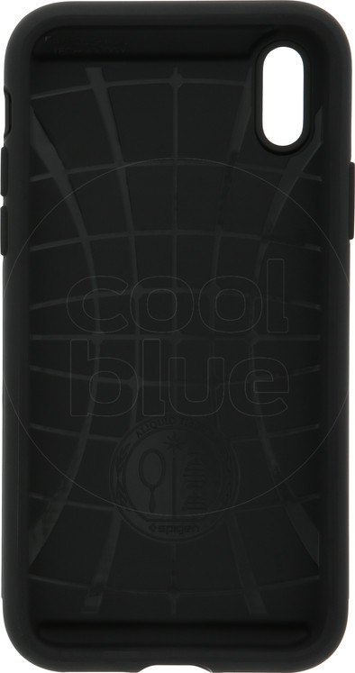 Spigen Slim Armor CS Apple iPhone X Back Cover Zwart is nooit meer leverbaar