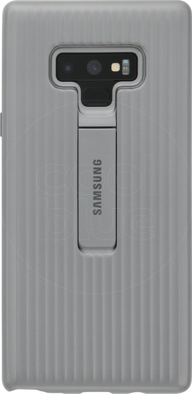Samsung Galaxy Note 9 Protective Standing Back Cover Zilver is nooit meer leverbaar
