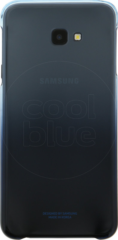 Samsung Galaxy J4 Plus Gradation Back Cover Blauw is nooit meer leverbaar
