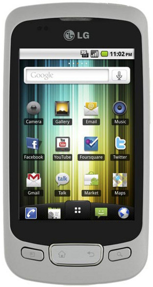 LG P500 Optimus One Silver is nooit meer leverbaar