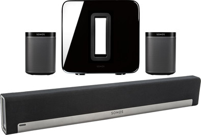 Sonos 5.1 Playbar + Play:1 (2x) + Sub Zwart is nooit meer leverbaar