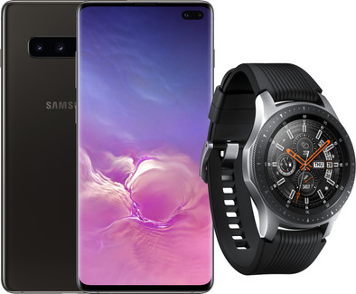 Samsung Galaxy S10 Plus 1TB Keramisch Zwart + Samsung Galaxy Watch Zilver is nooit meer leverbaar
