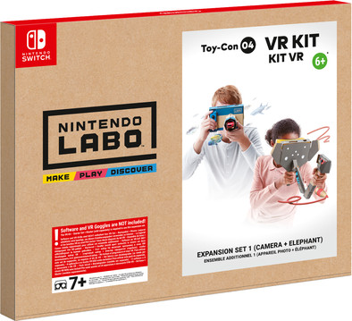 Nintendo Labo: VR-pakket - Uitbreidingsset 1 Toy-Con Olifant + Camera is nooit meer leverbaar