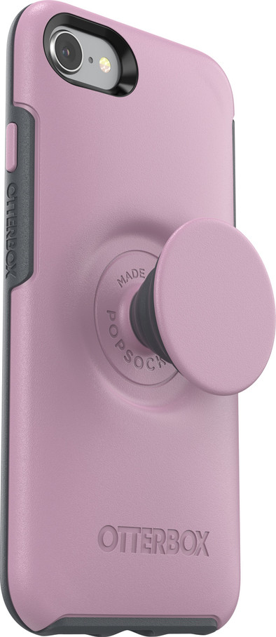 Otterbox Otter + Pop Symmetry Apple iPhone SE 2022 / SE 2020 / 8 / 7 Back Cover Roze is nooit meer leverbaar
