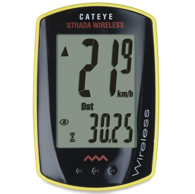 Cateye Strada RD300 Wireless Gele Trui Fietscomputer is nooit meer leverbaar