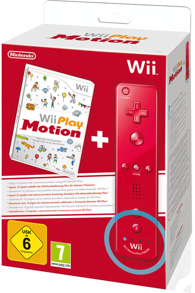 Wii Play: Motion &amp; Wii Remote Plus Red is nooit meer leverbaar