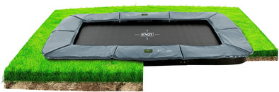 Le produit Exit Supreme Trampoline enterré 214 x 366 cm Gris ne sera plus jamais disponible