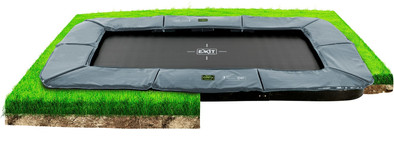 Le produit Exit Supreme Trampoline enterré 244 x 427 cm Gris ne sera plus jamais disponible
