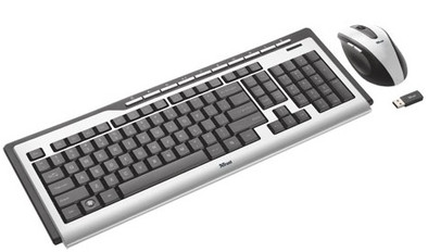 Trust Wireless Slimline Media Deskset Azerty is nooit meer leverbaar