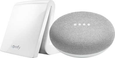 Somfy TaHoma + Google Home Mini is no longer available