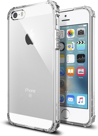 Spigen Crystal Shell Apple iPhone 5/5S/5SE Transparant is nooit meer leverbaar