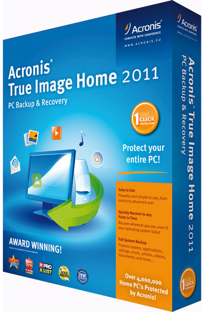 Acronis True Image Home 2011 is nooit meer leverbaar