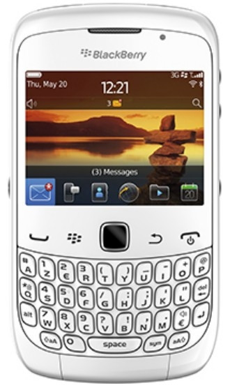 BlackBerry Curve 9300 White is nooit meer leverbaar
