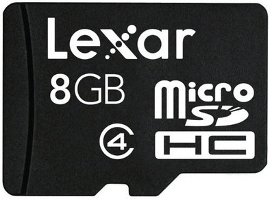 Lexar MicroSDHC 8GB is nooit meer leverbaar