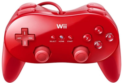 Nintendo Wii Classic Controller Red is nooit meer leverbaar