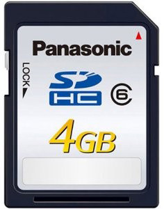 Panasonic SDHC 4GB Class 6 is nooit meer leverbaar