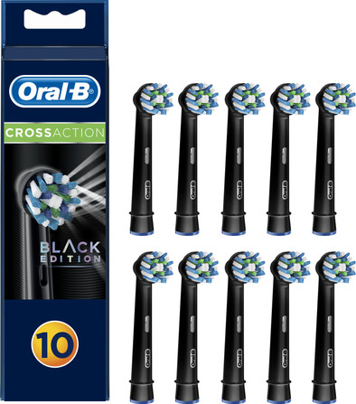 Oral-B Cross Action zwarte opzetborstels (10 stuks) is no longer available