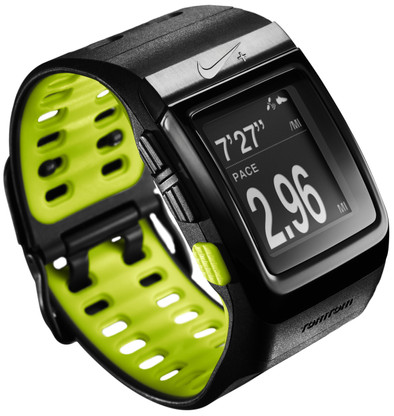 Nike+ SportWatch GPS Zwart/Volt + Nike+ sensor is nooit meer leverbaar