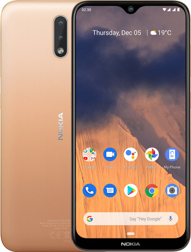 Nokia 2.3 Goud is nooit meer leverbaar
