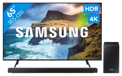 Le produit Samsung QE65Q70R - QLED + Barre de son ne sera plus jamais disponible