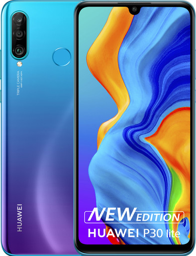 Huawei P30 Lite New Edition 256 GB Blauw is nooit meer leverbaar