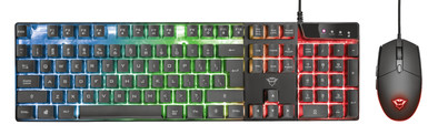 Trust GXT 838 Azor Gaming Combo Toetsenbord &amp; Muis Azerty is nooit meer leverbaar