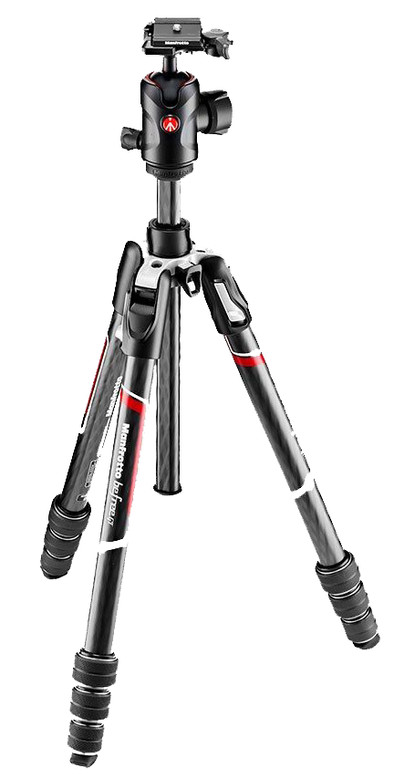 Manfrotto Befree GT Carbon Fibre Tripod Twist Lock + balhoofd is nooit meer leverbaar