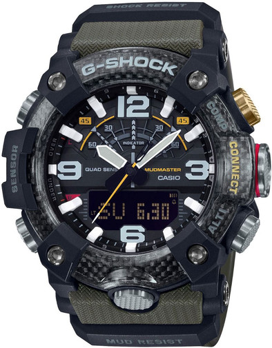 Casio G-Shock Mudmaster GG-B100-1A3ER Zwart/Groen is nooit meer leverbaar