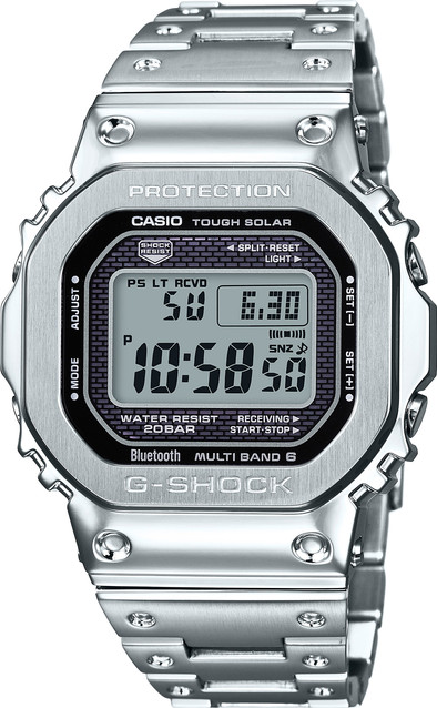 Casio G-Shock GMW-B5000D-1ER Zilver is nooit meer leverbaar