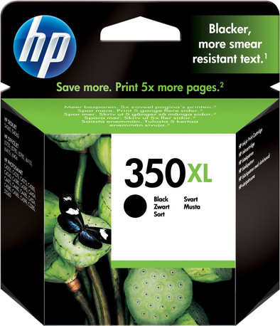 HP 350XL Cartridge Zwart is nooit meer leverbaar