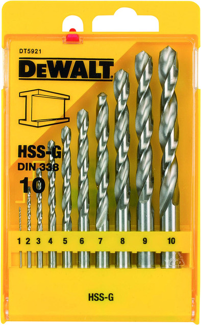 DeWalt 10-piece metal drill set HSS-G is no longer available