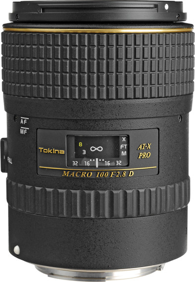 Le produit Tokina AT-X 100 mm f/2.8 Macro Pro D Canon ne sera plus jamais disponible