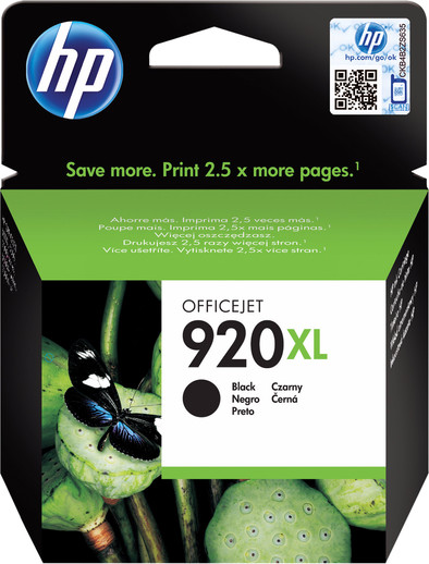 HP 920XL Cartridge Zwart is nooit meer leverbaar