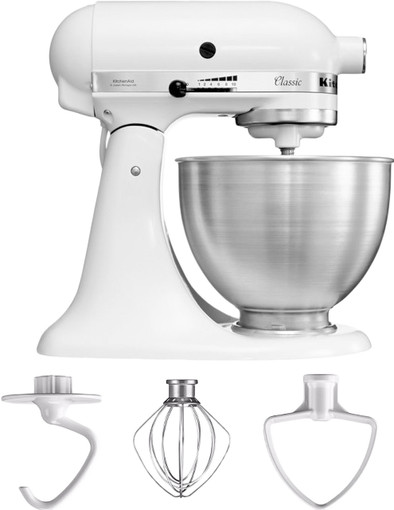Le produit KitchenAid Classic Robot de Cuisine 5K45SSEWH Blanc ne sera plus jamais disponible