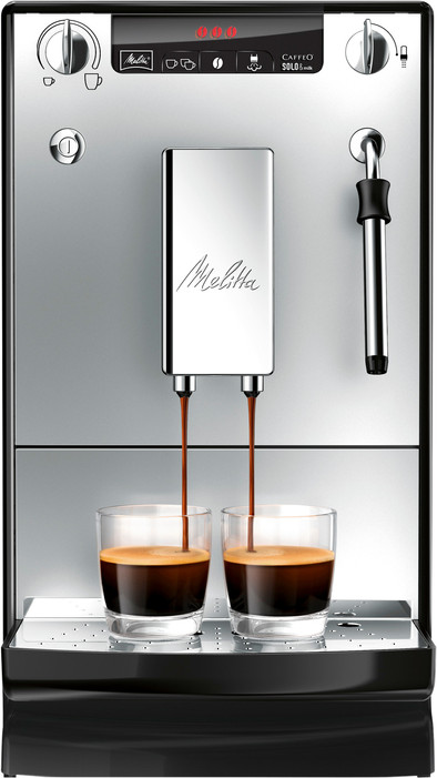 Melitta Caffeo Solo &amp; Milk Zilver/Zwart is nooit meer leverbaar