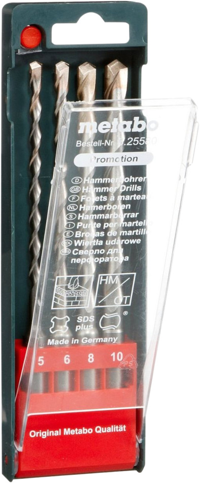 Metabo SDS-Plus borencassette 4-delig is nooit meer leverbaar