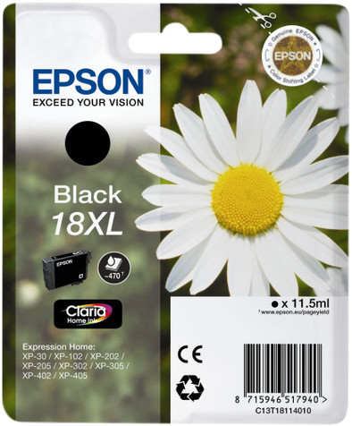 Epson 18XL Cartridge Black is no longer available