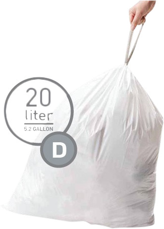 Simplehuman Trash Bags Code D - 20L (20 units) is no longer available