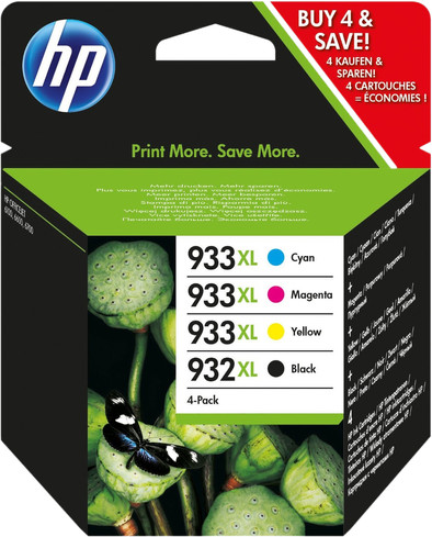 HP 932/933XL Cartridges Combo Pack is nooit meer leverbaar