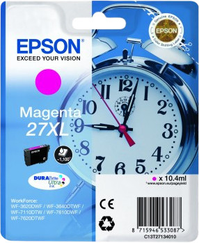 Epson 27XL Cartridge Magenta is nooit meer leverbaar