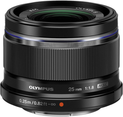 Olympus M.Zuiko Digital ED 25mm f/1.8 Zwart is nooit meer leverbaar