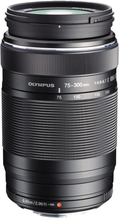 Le produit Olympus M.Zuiko Digital ED 75-300 mm f/4.8-6.7 II Noir ne sera plus jamais disponible