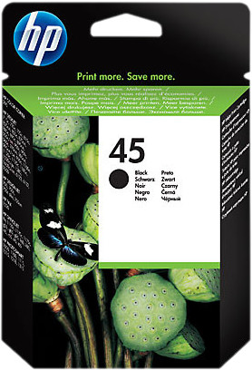 HP 45XL Cartridge Zwart is nooit meer leverbaar