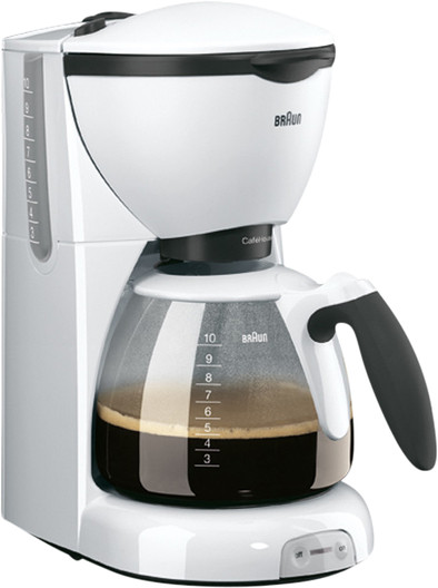 Le produit Braun CafeHouse Pure Aroma Deluxe KF520&#x2F;1 Blanc ne sera plus jamais disponible