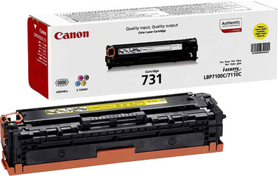 Canon 731 Toner Geel is nooit meer leverbaar