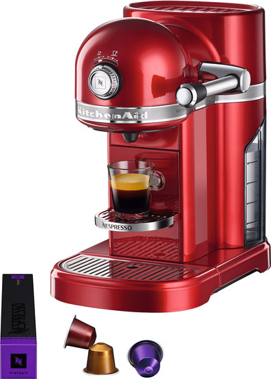 KitchenAid Nespresso 5KES0503 Appelrood is nooit meer leverbaar
