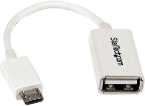 StarTech OTG Adapter Micro-USB naar USB Wit is nooit meer leverbaar