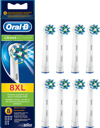Oral-B Cross Action (8 stuks) is nooit meer leverbaar