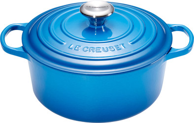 Le produit Le Creuset Cocotte Ronde 24 cm Bleu Marseille ne sera plus jamais disponible