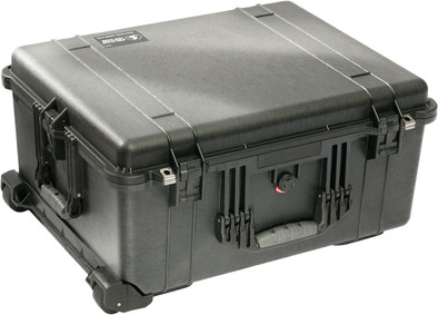 Peli 1610 Protector Case Zwart Trolley met plukschuim is nooit meer leverbaar